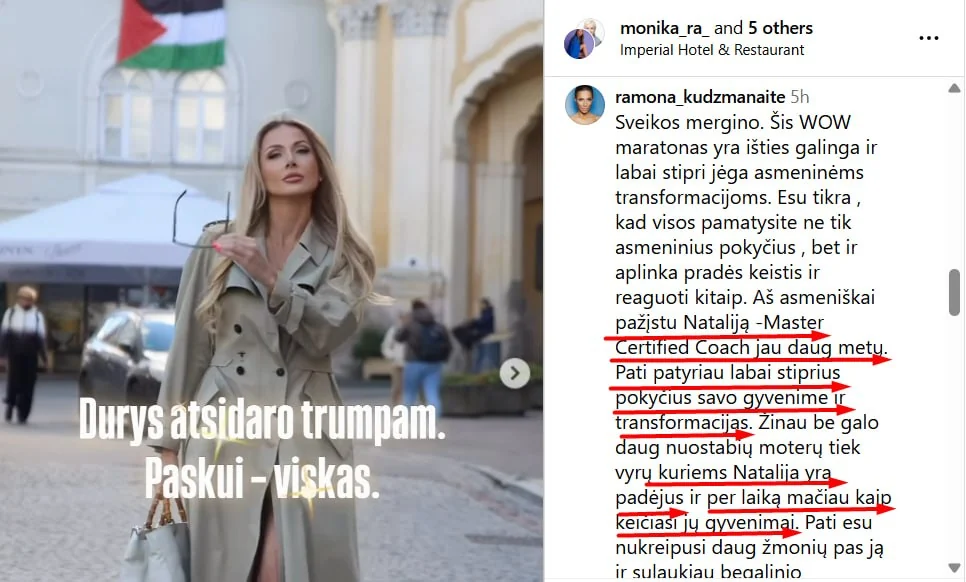 Klientės atsiliepimas
