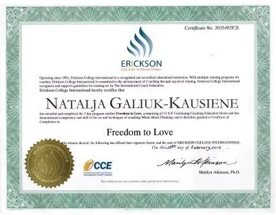 Erickson: Freedom to Love