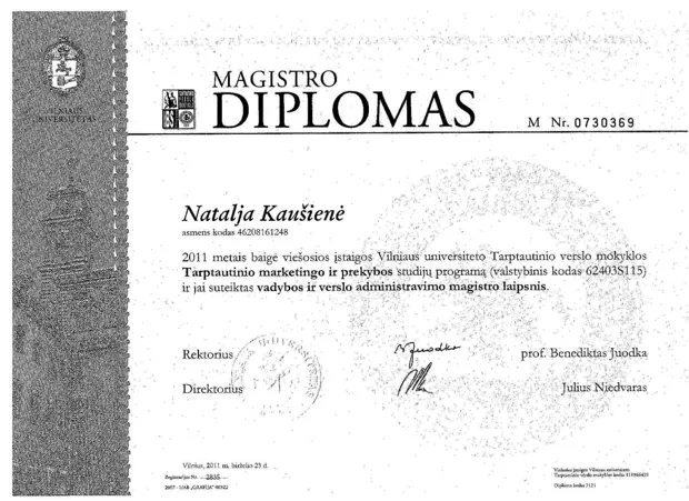 Magistro diplomas